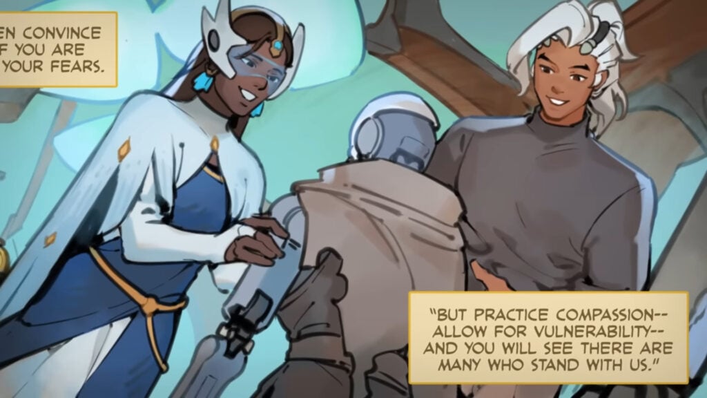 Symmetra and Lifeweaver working with omnics 