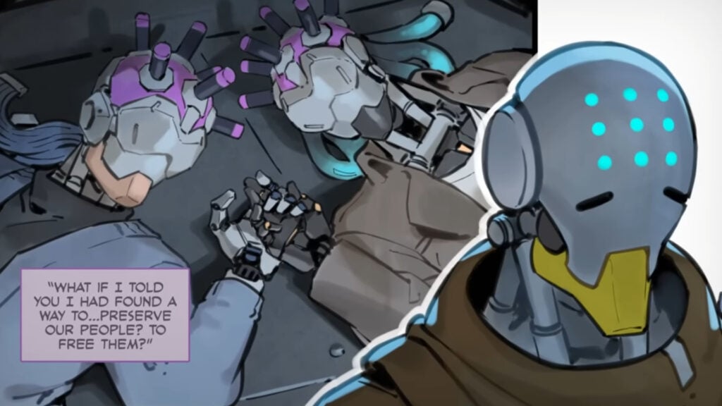 Zenyatta in the new Overwatch 2 short story featuring Ramattra and himself 