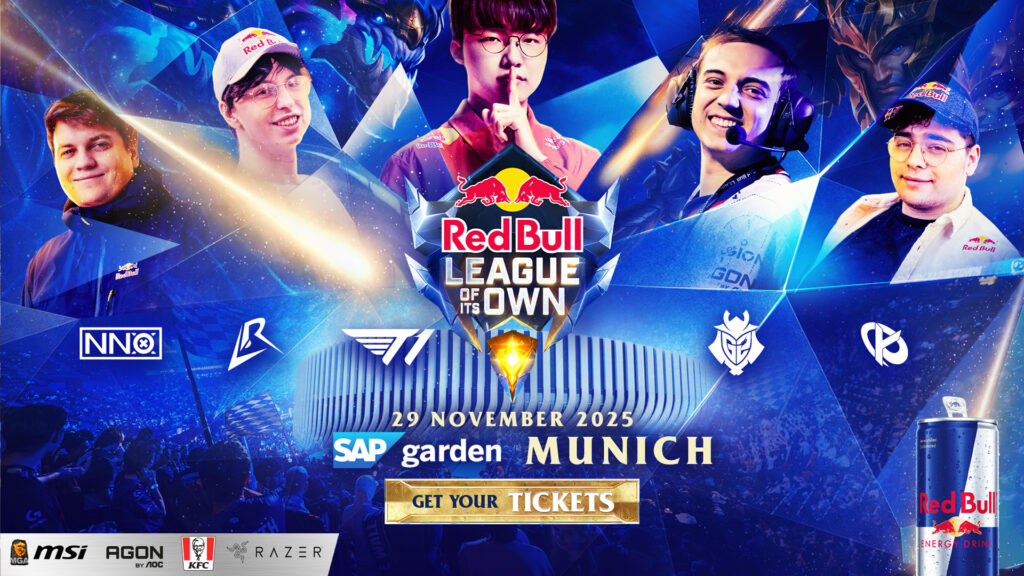 Red Bull League of Its Own heads to Munich with T1, best of EU