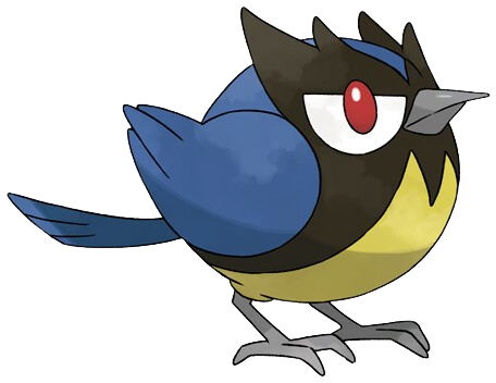 Rookidee artwork in Pokémon