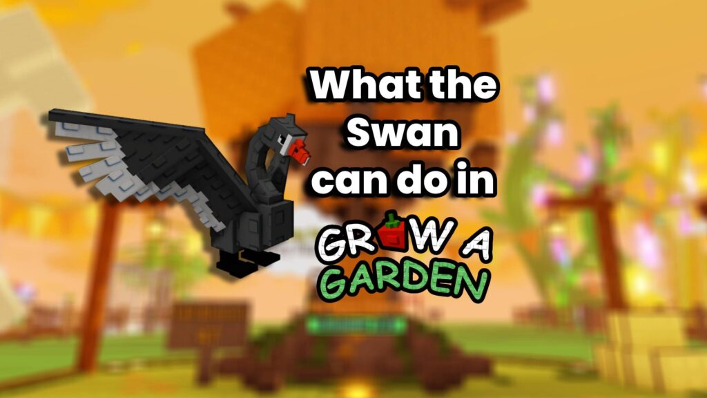 What does the Swan do in Grow a Garden