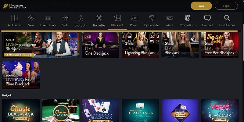Hippodrome Casino UK - Blackjack