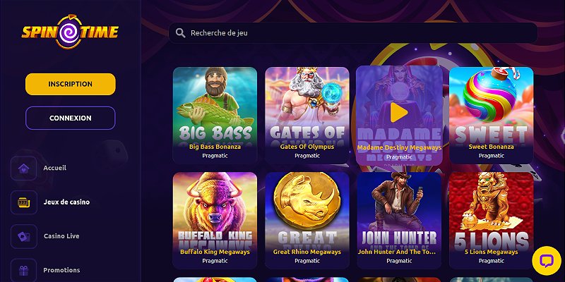 Spin Time Casino FR