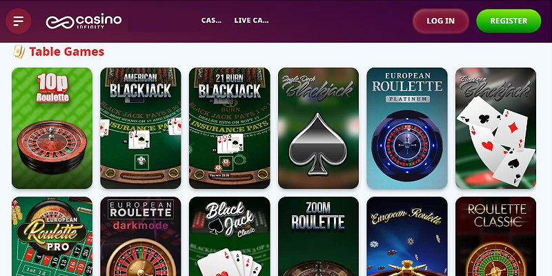 Casino Infinity CA - Blackjack