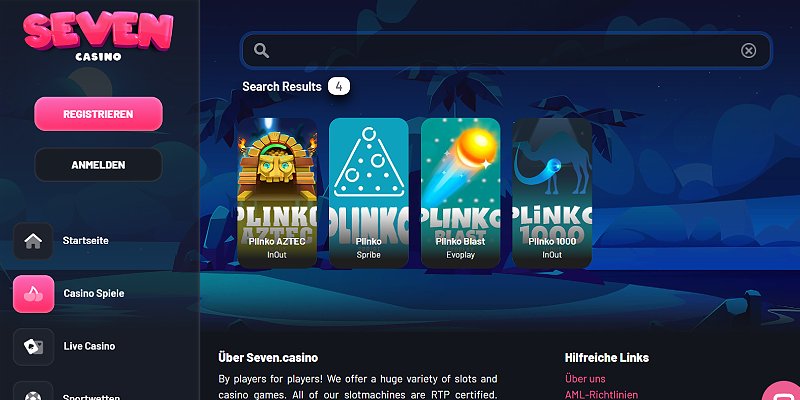 Seven Casino DE - Plinko