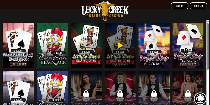 Lucky Creek Casino US - Blackjack