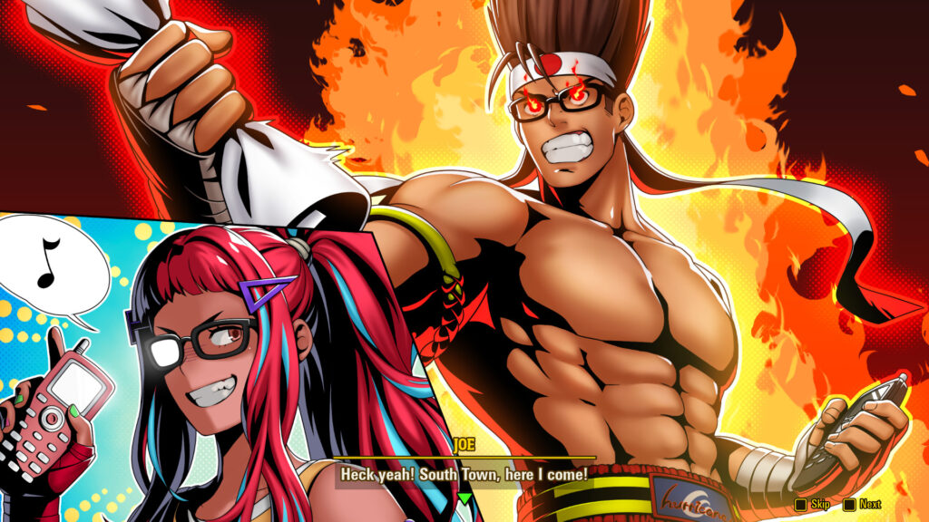 Preecha and Joe Higashi in Episodes of South Town