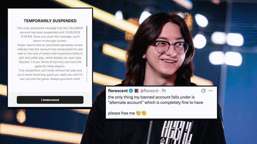 Florescent protests alt account ban, VALORANT community says it’s fair