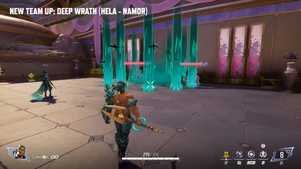 Marvel Rivals Hela Namor Team-Up