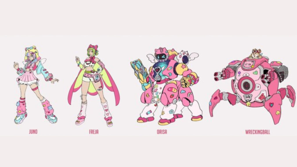 Overwatch 2 Retro Cute skins