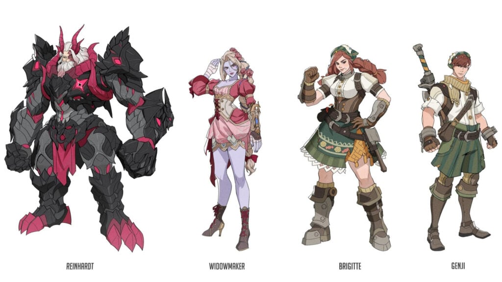 Overwatch 2 Fairy Tale Warrior skins