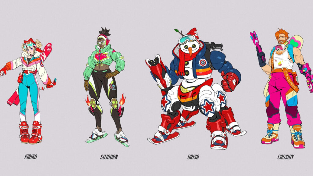 Overwatch 2 Snow Sports skins