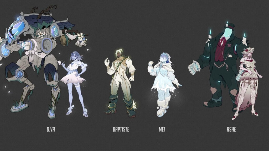 Overwatch 2 Ghostly Bride skins