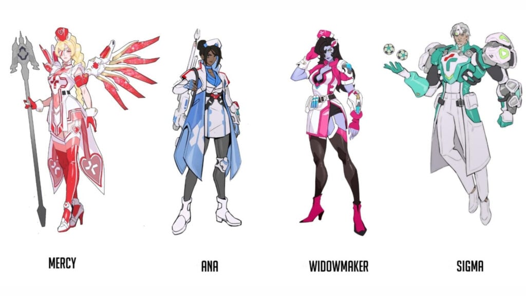 Overwatch 2 nurse doctor hospital skins
