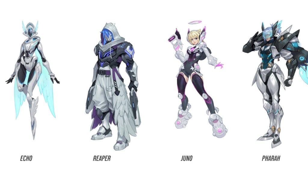 Overwatch 2 Cyber Angels skins