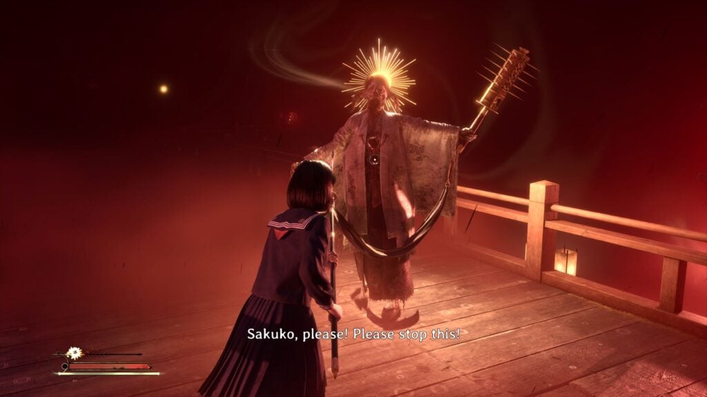 silent hill f sakuko glowing charged attack 