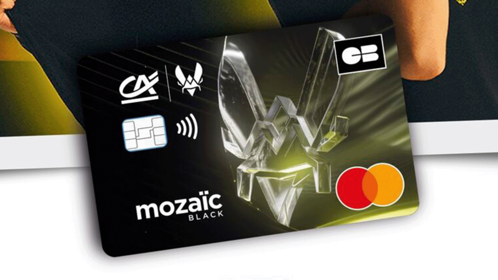 Team Vitality bank card Moziac Black
