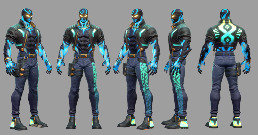 Veto design in VALORANT when he is in his ultimate form