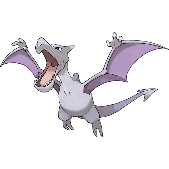Aerodactyl official Pokemon artwork