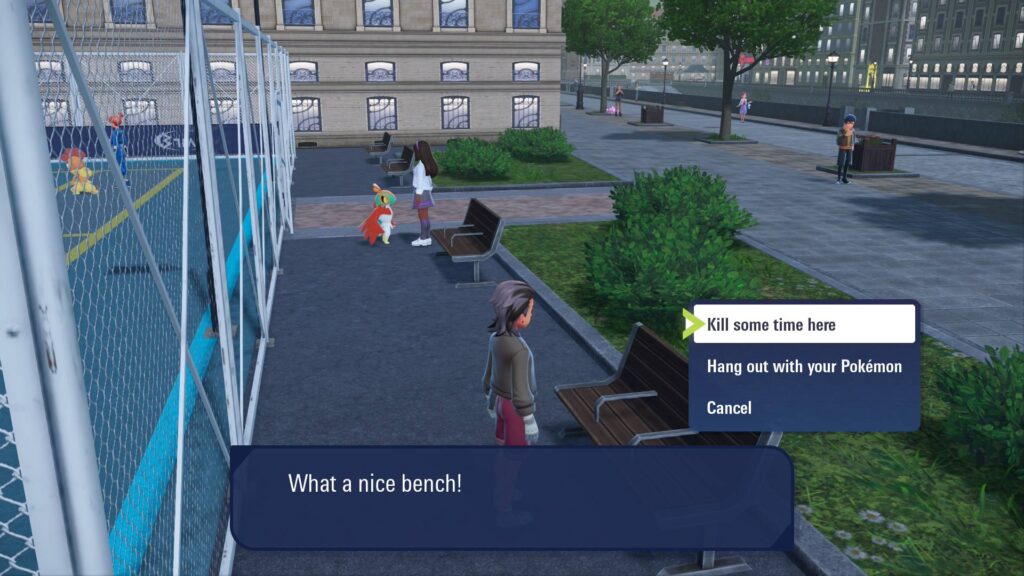 Bench in Pokémon Legends Z-A