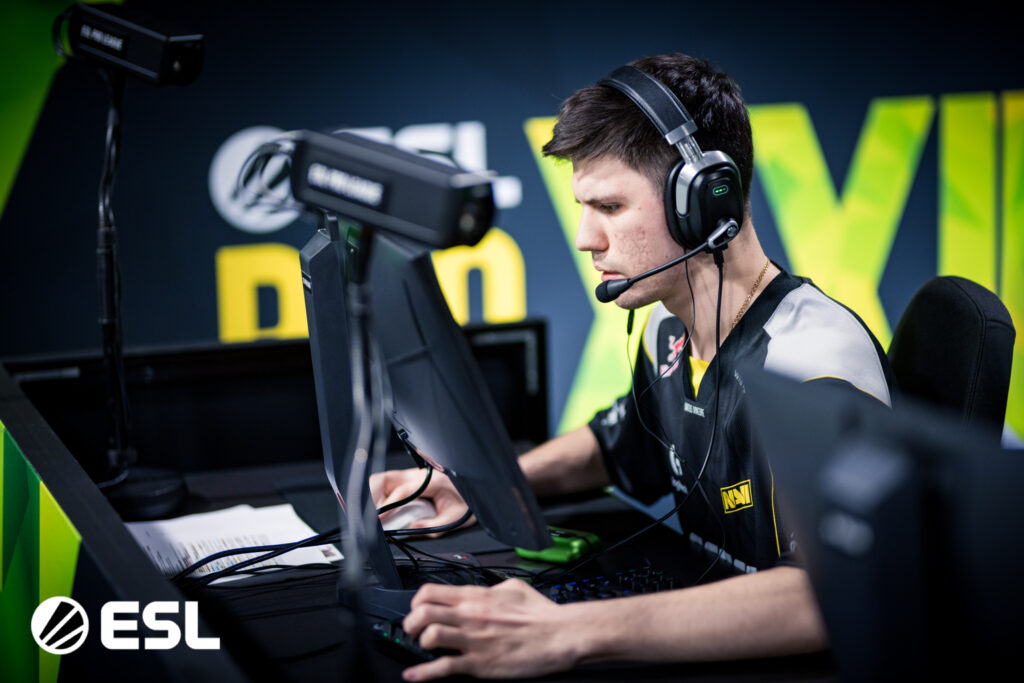 The CS2 esports player b1t from the team NAVI during the ESL Pro League Season 22.
