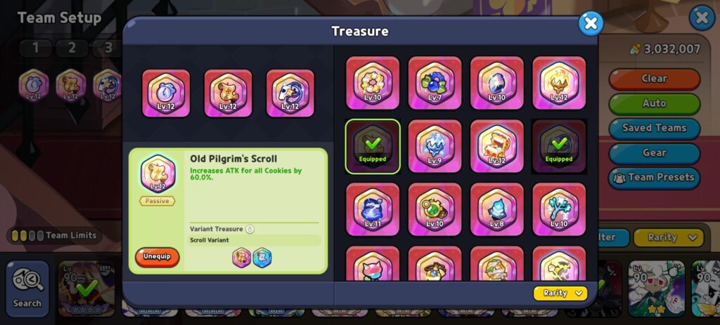 Charcoal Cookie Team Treasures