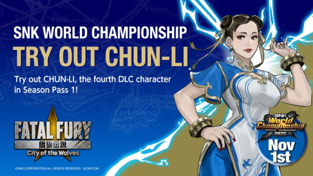 Chun-Li demo trial for FATAL FURY City of the Wolves