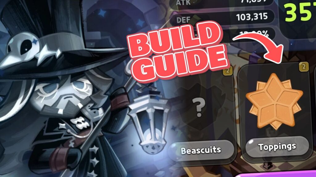 Cookie Run Kingdom Charcoal Cookie build guide: Best toppings and Beascuit