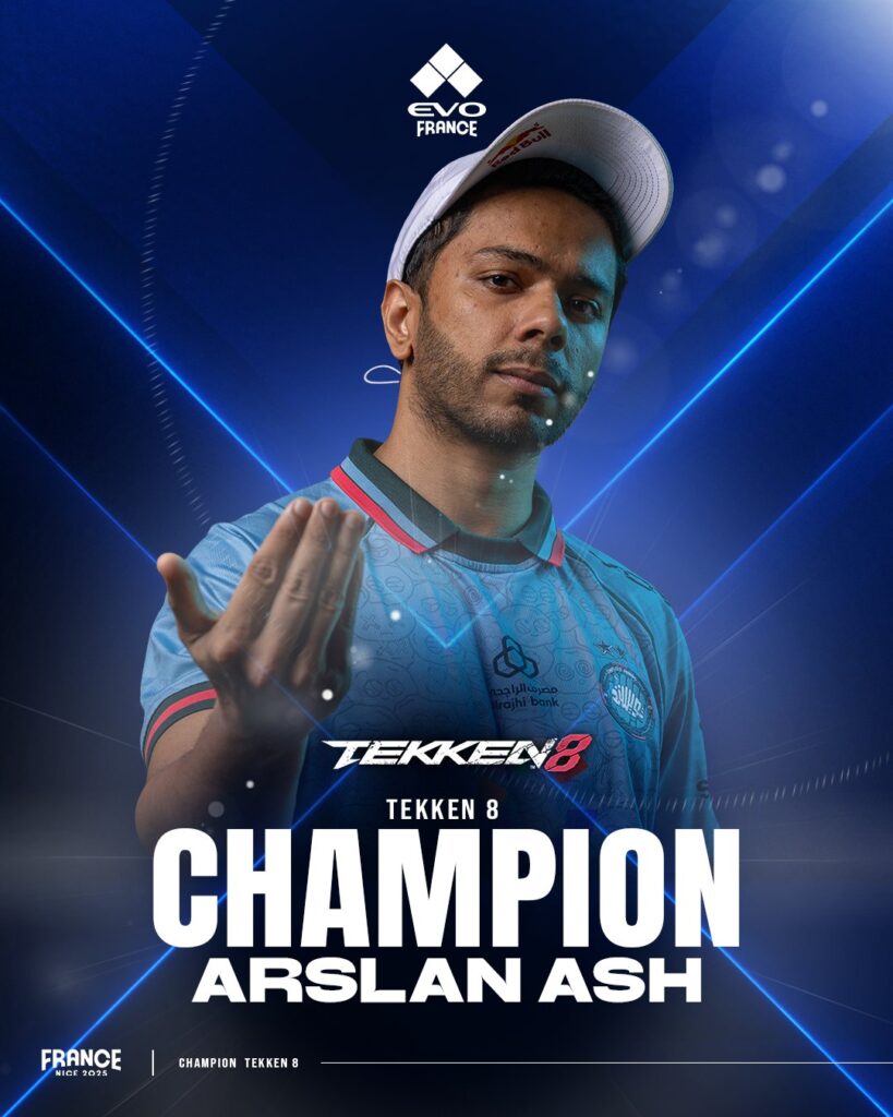 It's the poster for Arslan Ash winning Evo France 2025 TEKKEN 8.