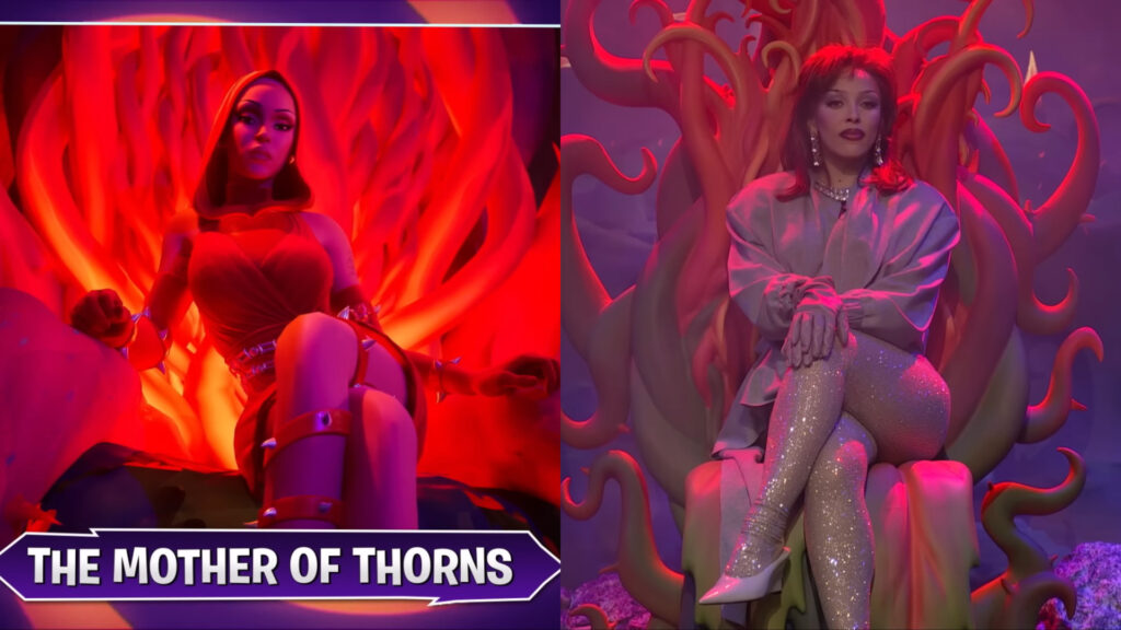 Doja Cat reveals her ‘Mother of Thorns’ Fortnite skin on The Tonight Show