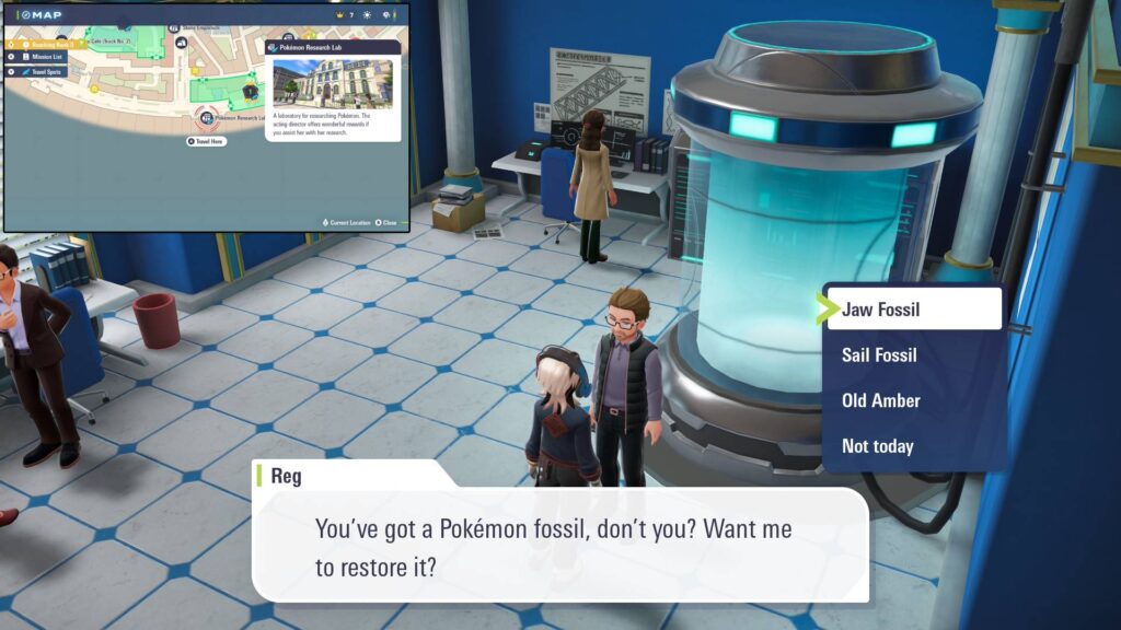 Fossil guy in Pokémon Legends Z-A