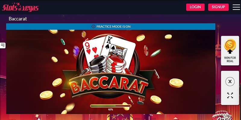 Slots of Vegas US - Baccarat