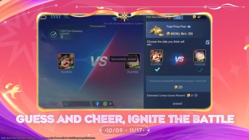 Mobile Legends New 1v1 Game Mode