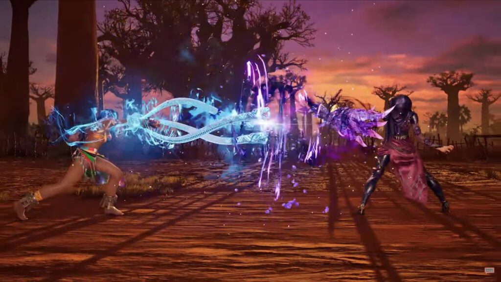 Miary Zo fights Zafina in Tekken 8