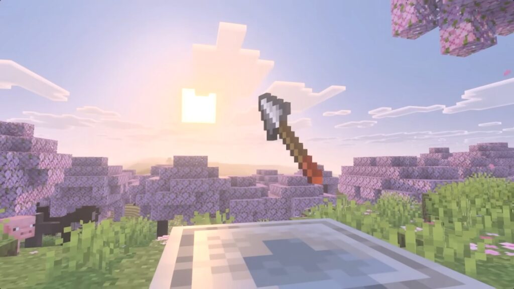 Minecraft Mounts of Mayhem update - Spear Weapon