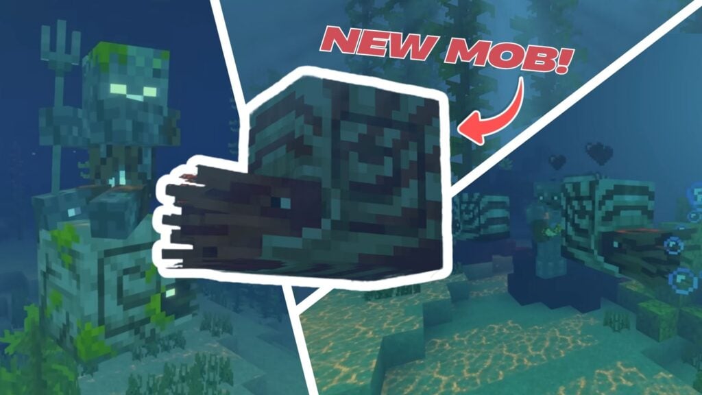 The Nautilus makes ocean exploration easy in Minecraft Mounts of Mayhem