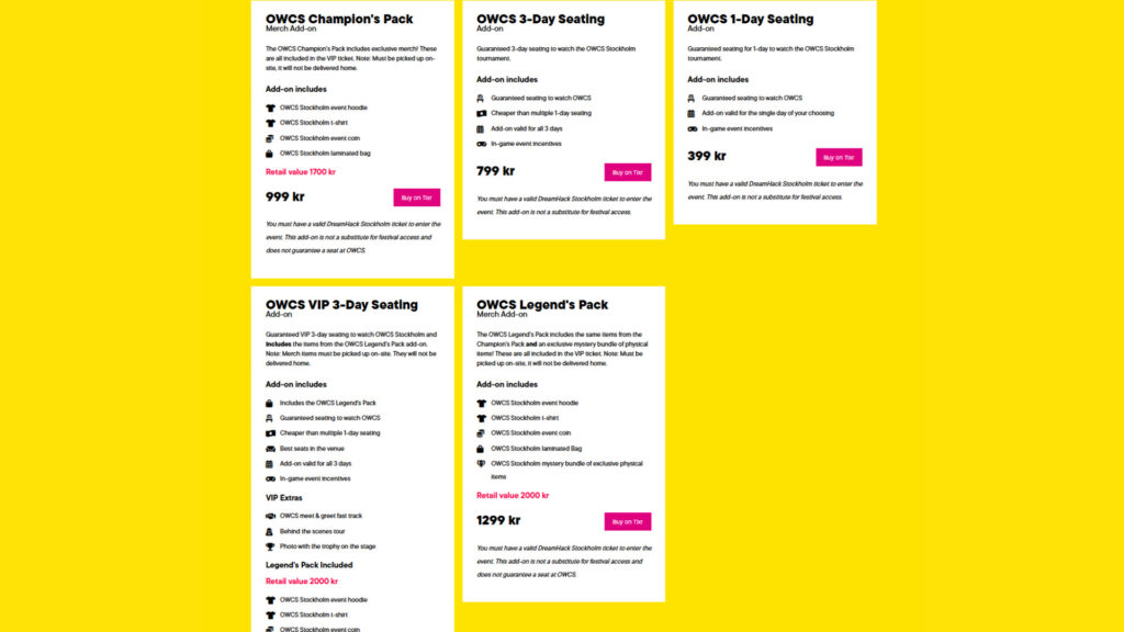OWCS World Finals 2025 DreamHack Stockholm