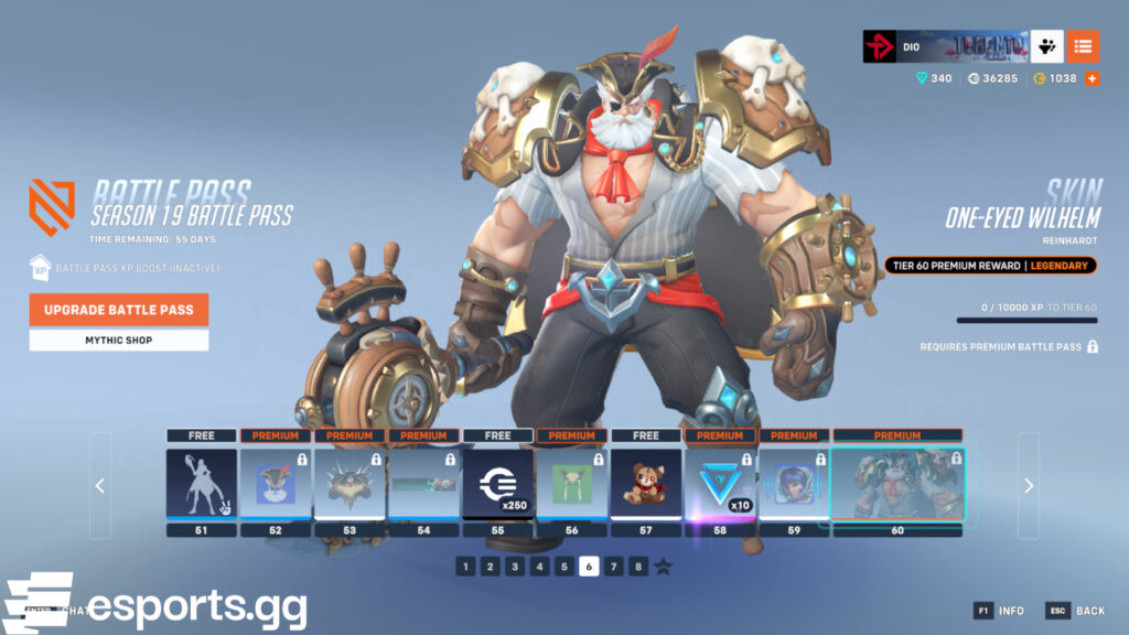 Overwatch 2 Season 19 Battle Pass items