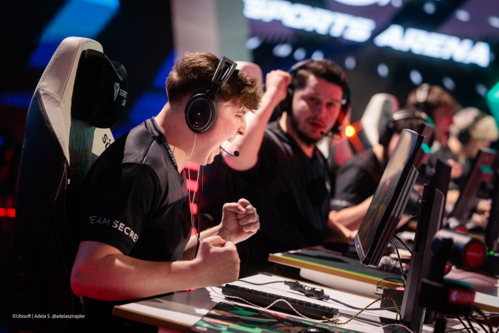 The Rainbow Six Siege X Team Secret during the tournament Esports World Cup 2025.