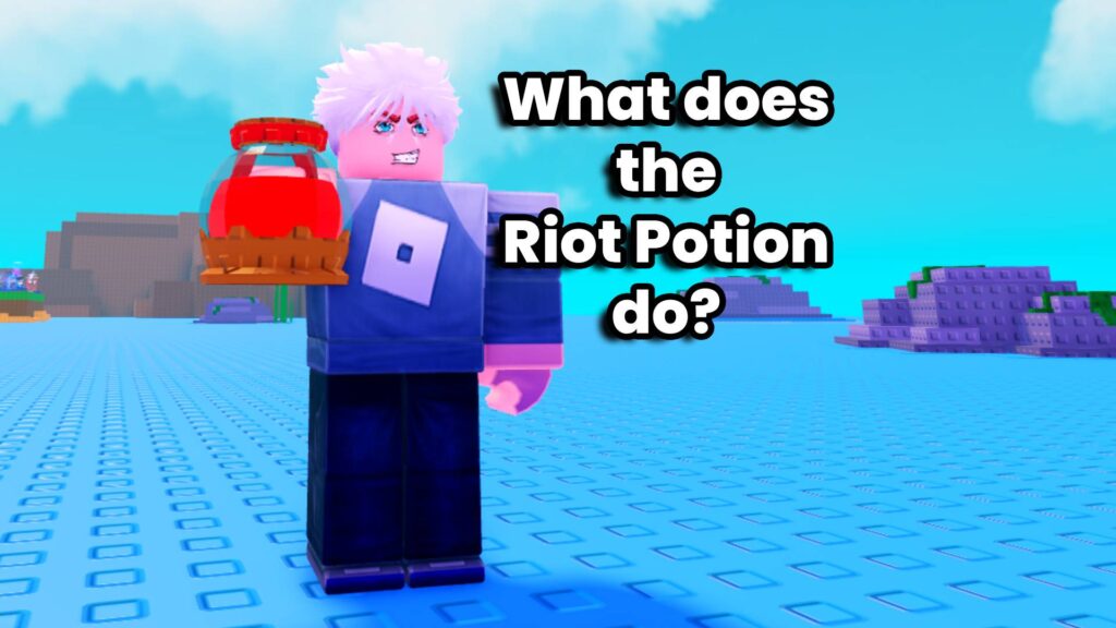 What does the Riot Potion do in Plants Vs Brainrots