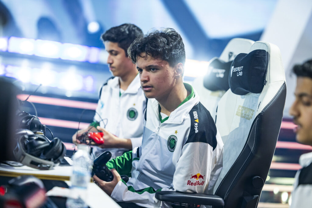 The Rocket League esports player Trk511 at the Esports World Cup 2025.