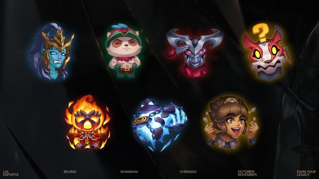 All drops you can get from Worlds 2025