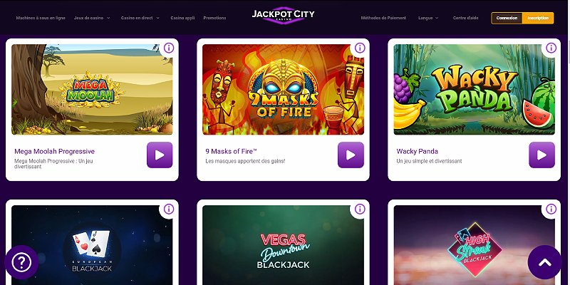 Jackpot City Casino CA