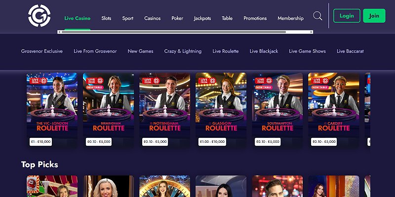 Grosvenor Casino UK