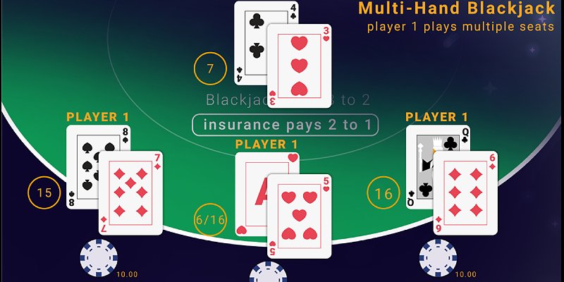 Multi-Hand Blackjack