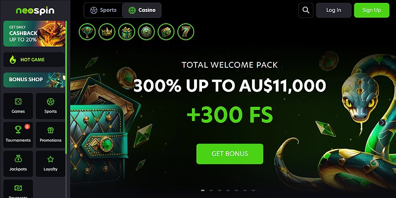 Neospin AU - Welcome Bonus