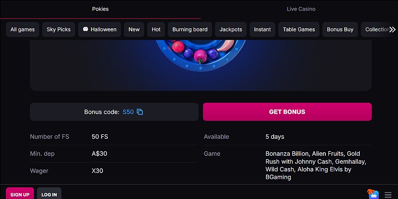 Skycrown AU - Reload Bonus