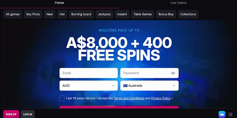 Skycrown AU - Welcome Bonus