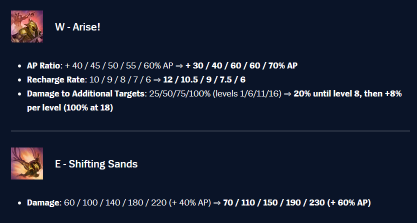 Azir changes on the Worlds 2025 patch (Image via Riot Games)