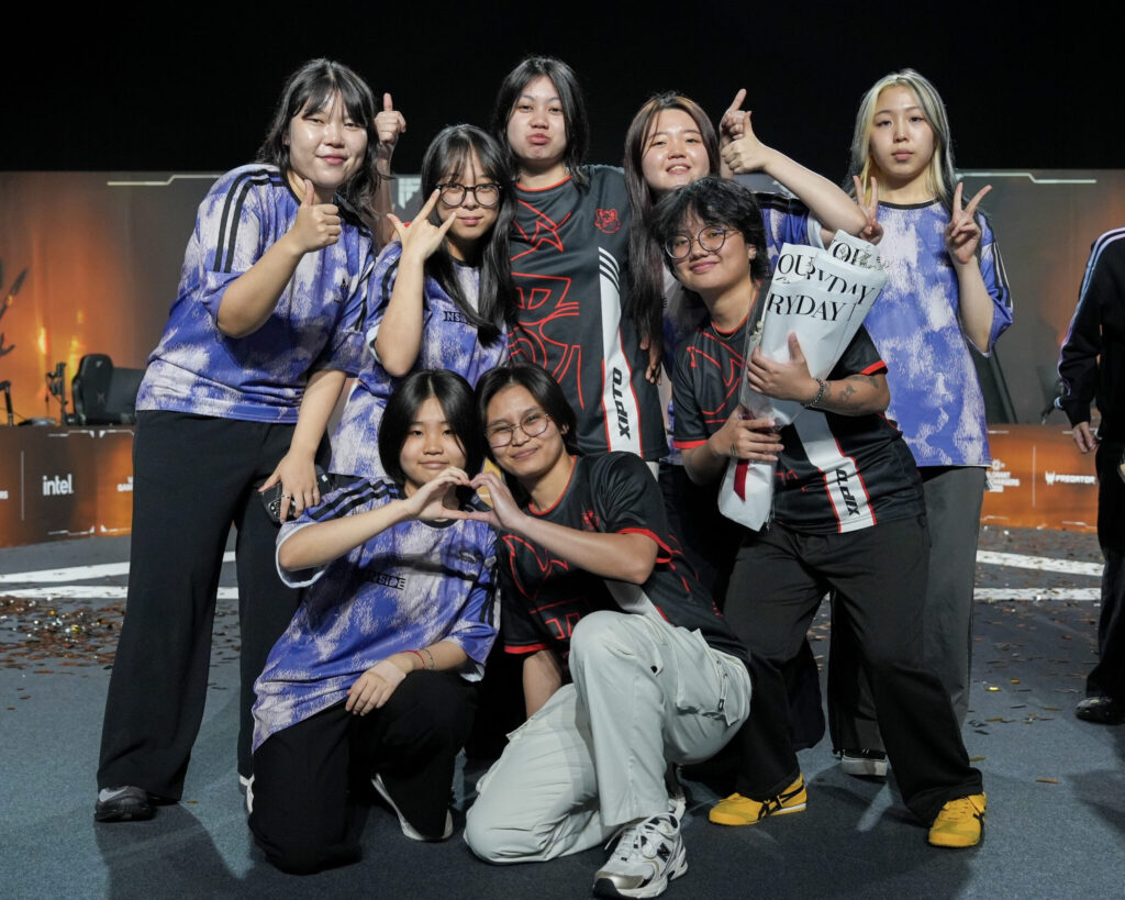 Xipto and Ninetails after the final (Photo via VALORANT Esports)